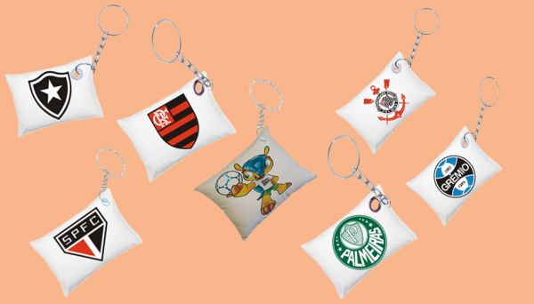Chaveiro personalizado kit com 10